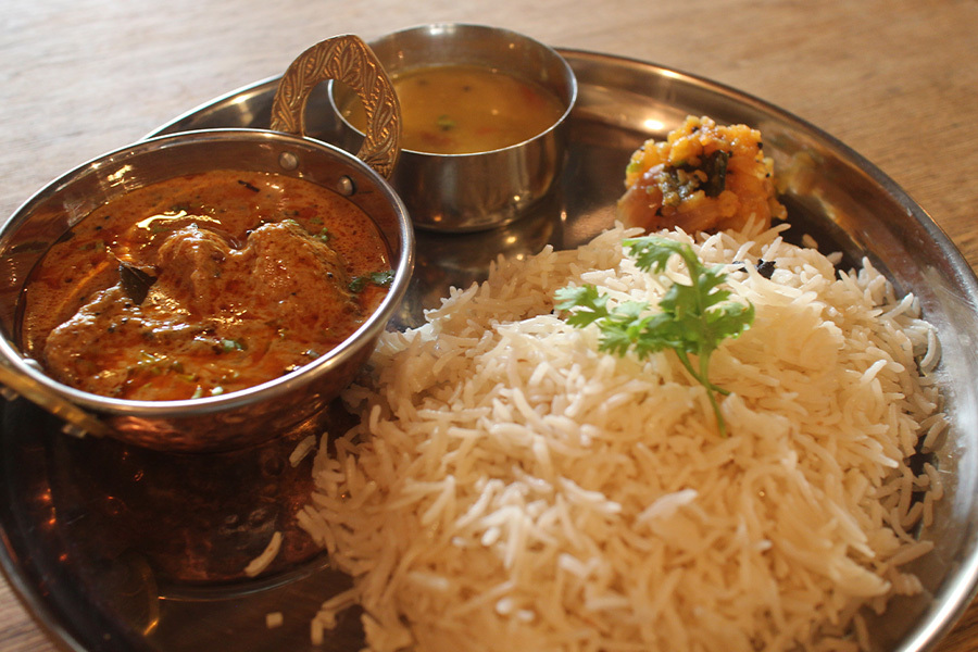 鯖のココナッツカレープレート